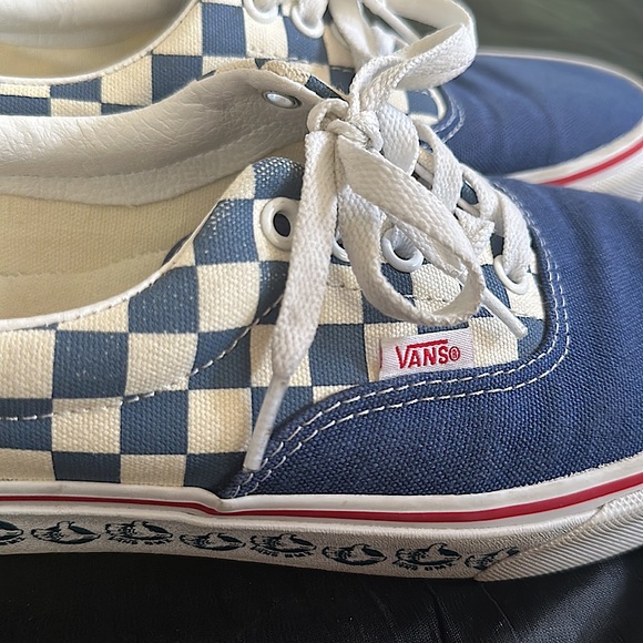 VANS Era BMX True Navy White Unisex US Men 8.5 US Women 10.0 Checkered Sneakers - Picture 7 of 16